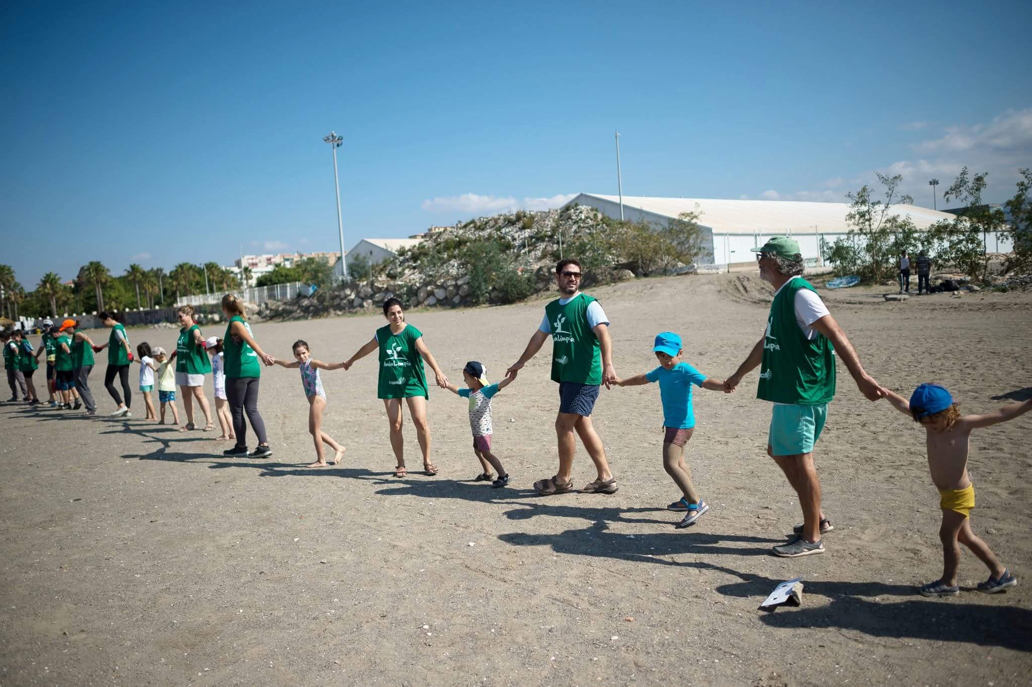 Playa limpia después de la limpieza